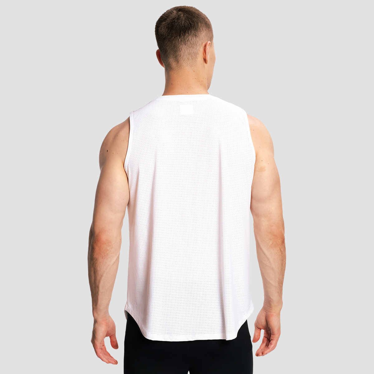 Tílko Combat White - GymBeam bílá XXL