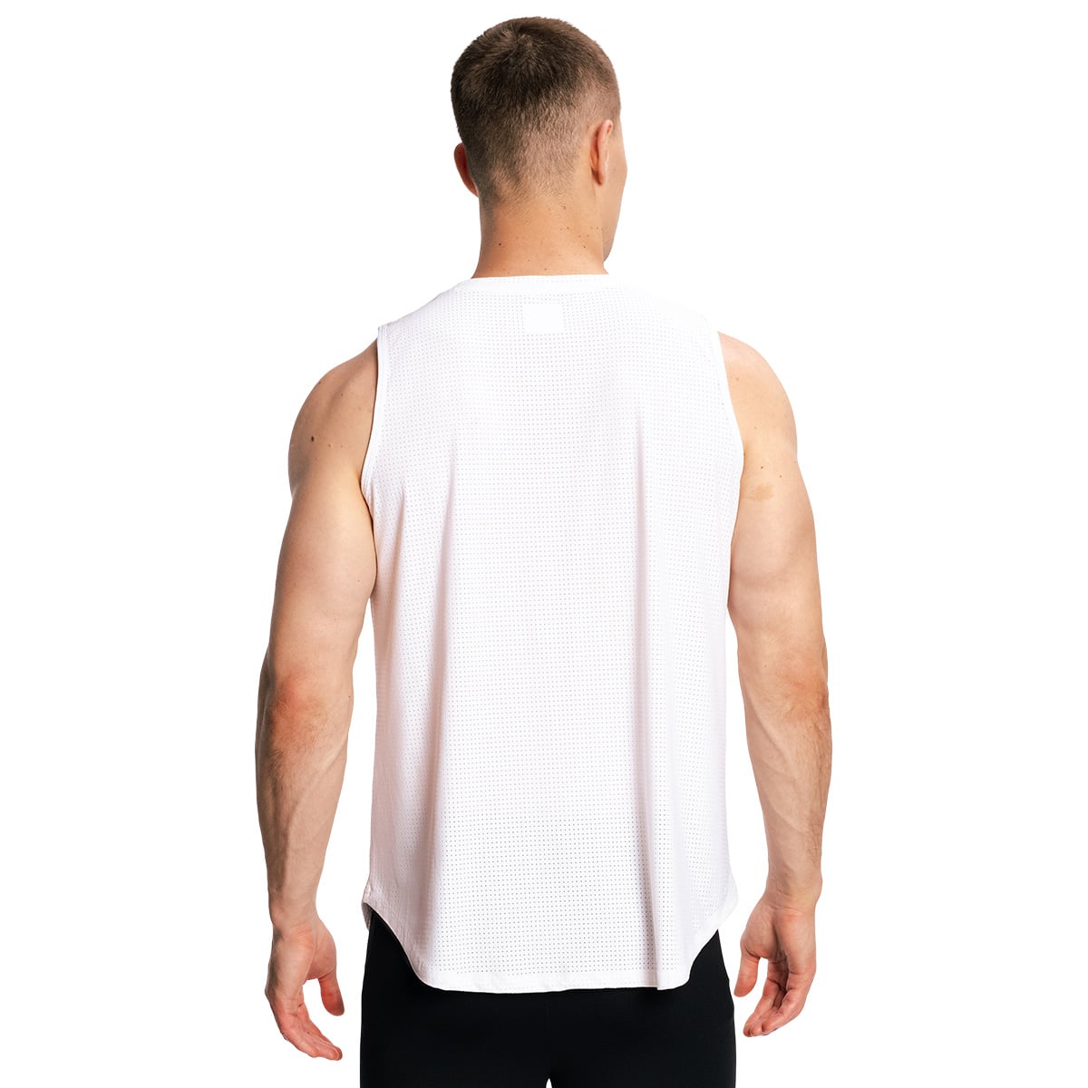GymBeam Men‘s Combat Tank Top White (obrázek 8)