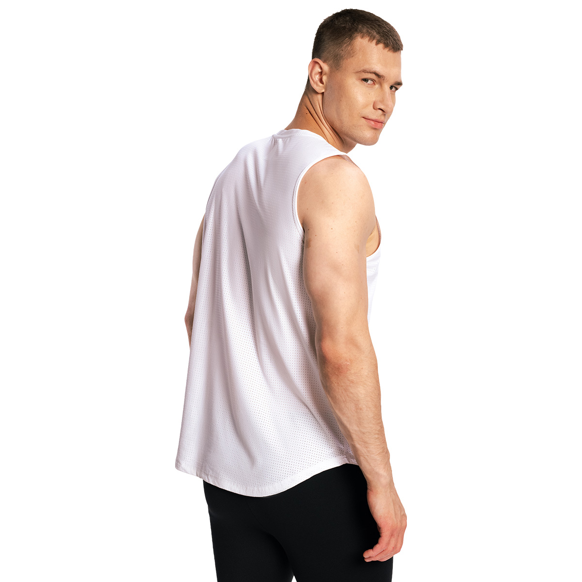 GymBeam Men‘s Combat Tank Top White (obrázek 9)