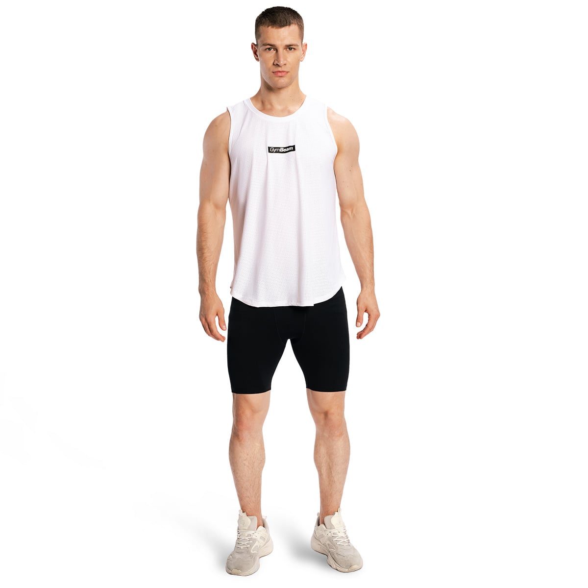 GymBeam Men‘s Combat Tank Top White (obrázek 10)