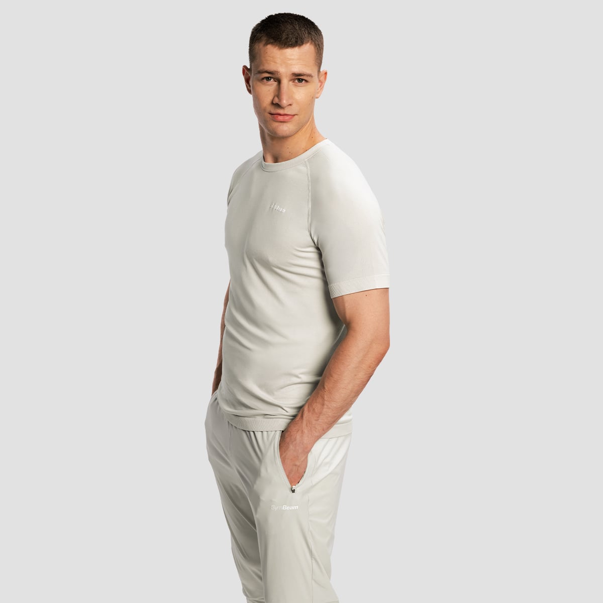 Pánské běžecké triko Pulse X Gray - GymBeam šedá M