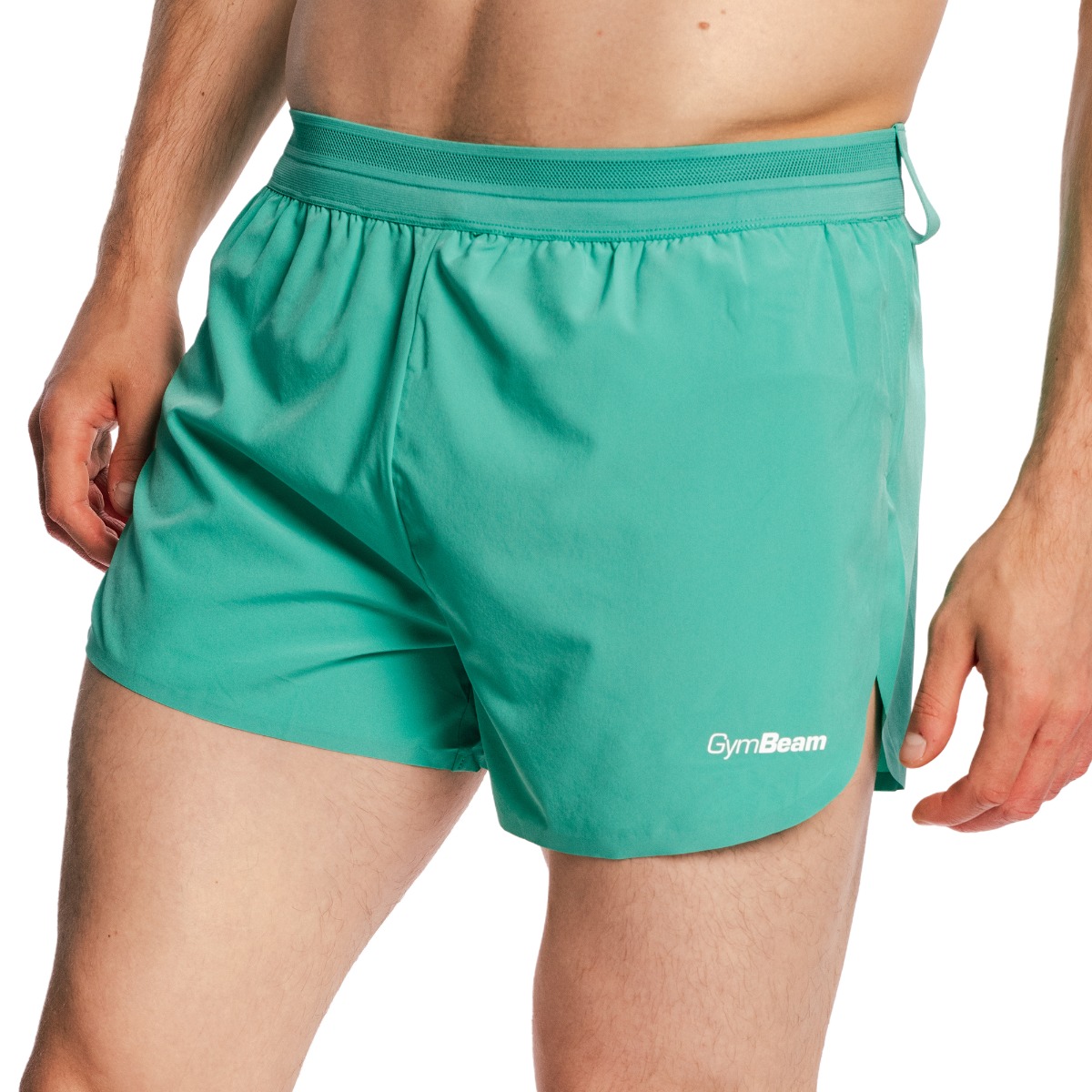 GymBeam Pánské běžecké šortky Pulse X Green (obrázek 7)