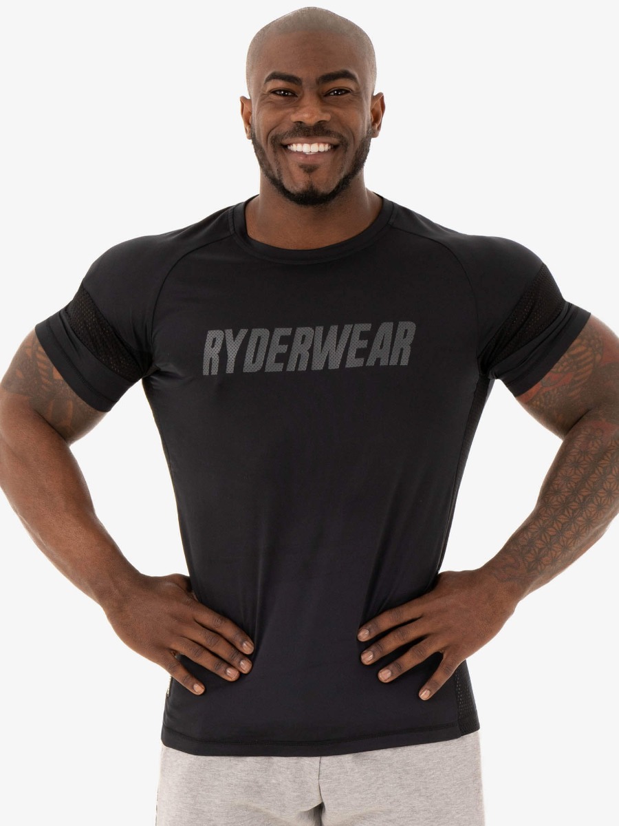 Pánské tričko Flex Mesh Black - Ryderwear černá XL