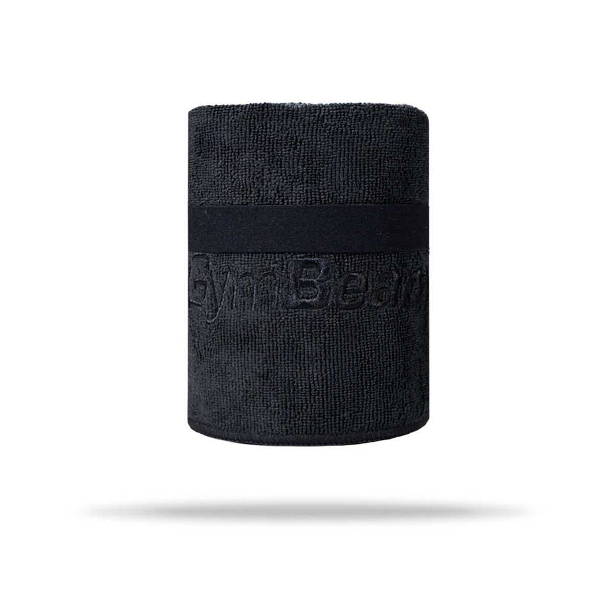 Sportovní ručník z mikrovlákna Large Black - GymBeam černá