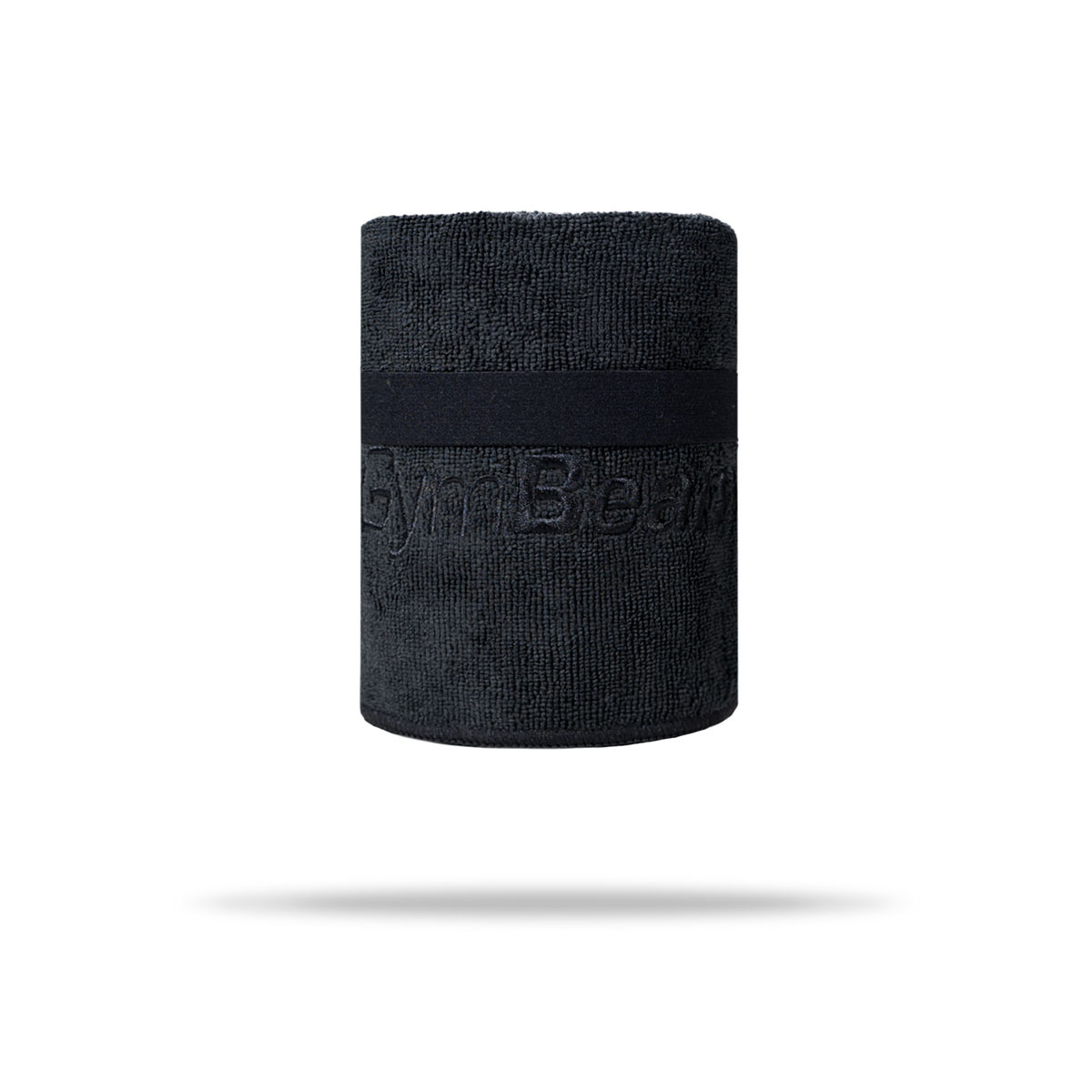 Sportovní ručník z mikrovlákna Medium Black - GymBeam černá