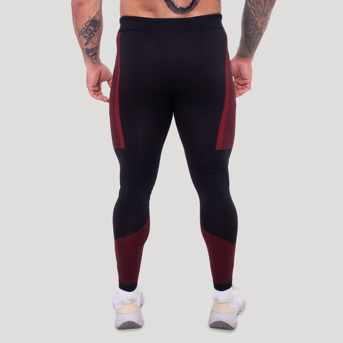 Bezešvé legíny OG1 Black/Red - GymBeam