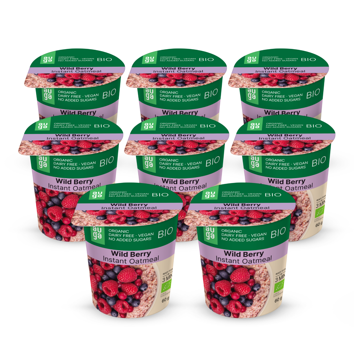 Auga Celozrnná ovesná kaše bio