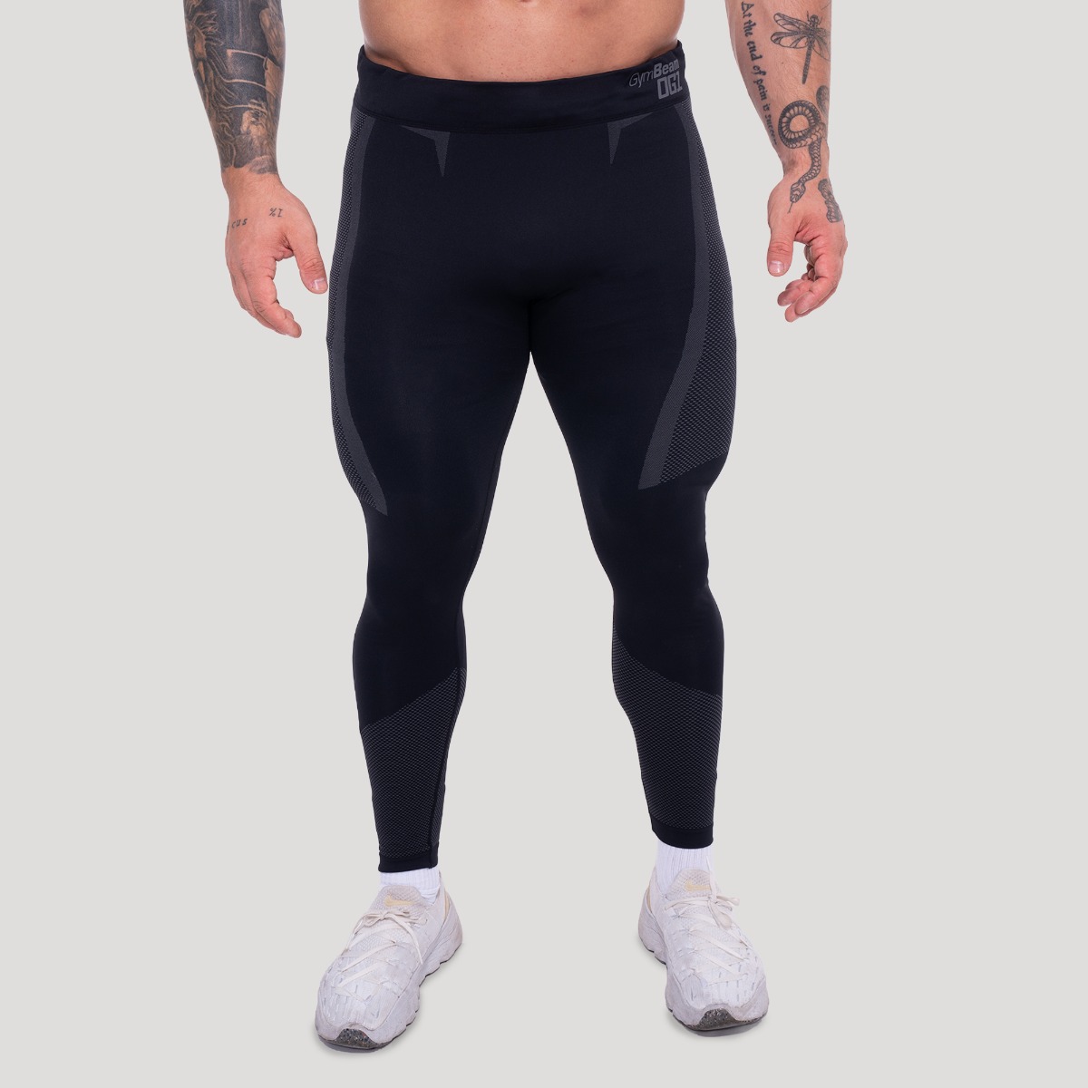 Bezešvé legíny OG1 Black/Grey - GymBeam