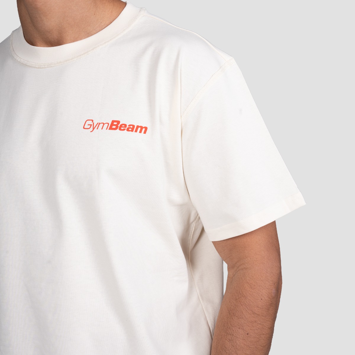 GymBeam Tričko Prague Cream (obrázek 4)