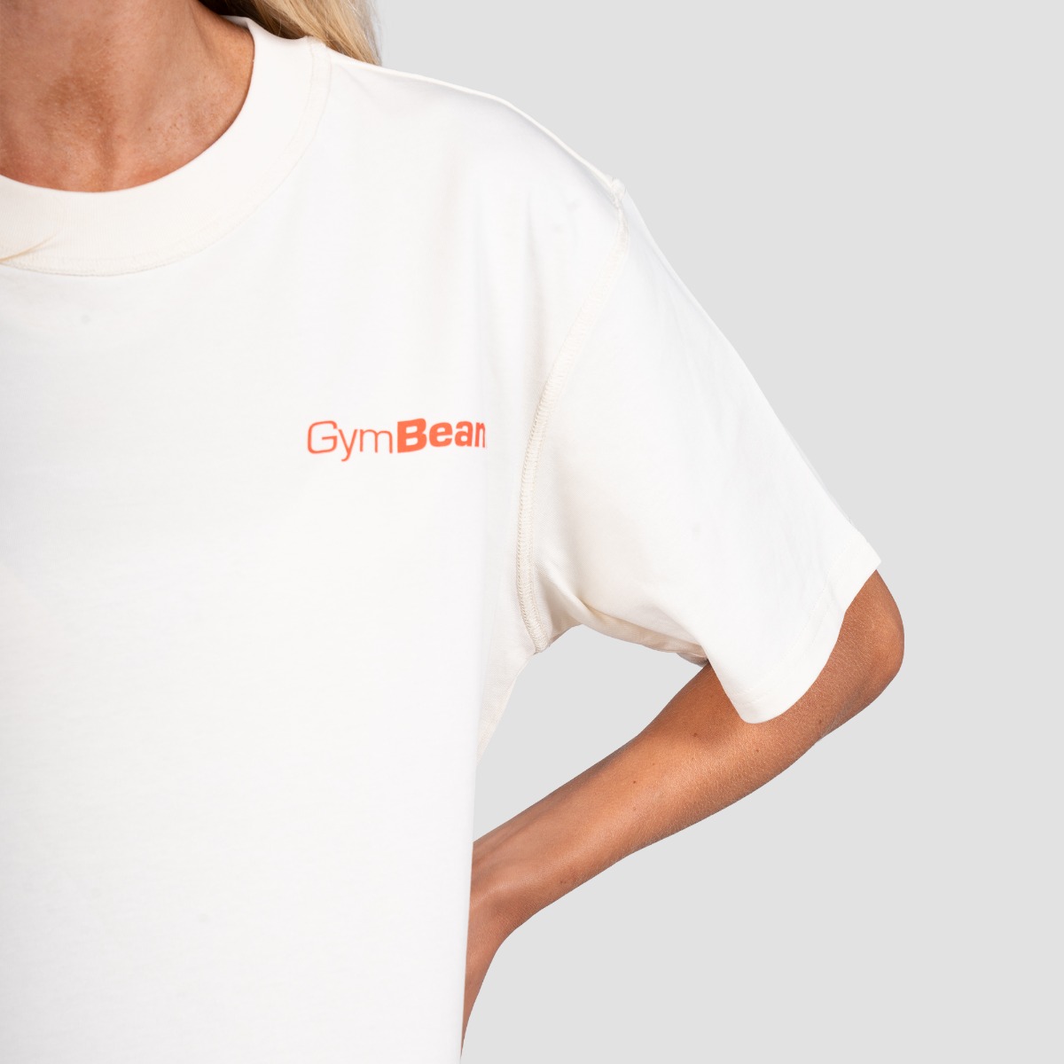 GymBeam Tričko Prague Cream (obrázek 8)