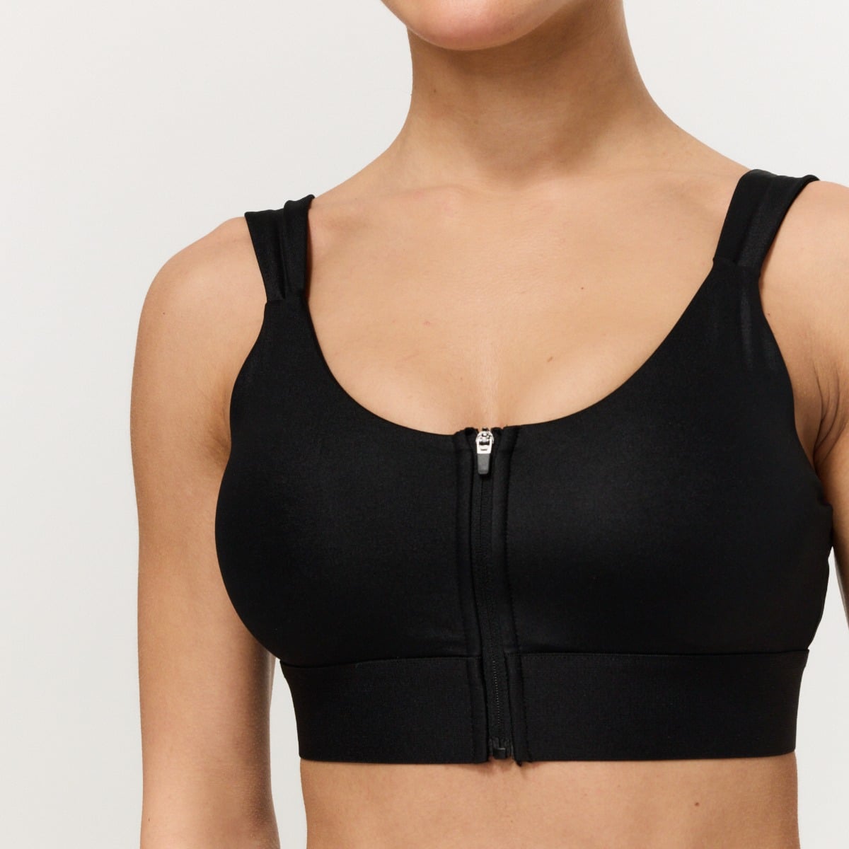 Sportovní podprsenka Prime Black - GymBeam černá L