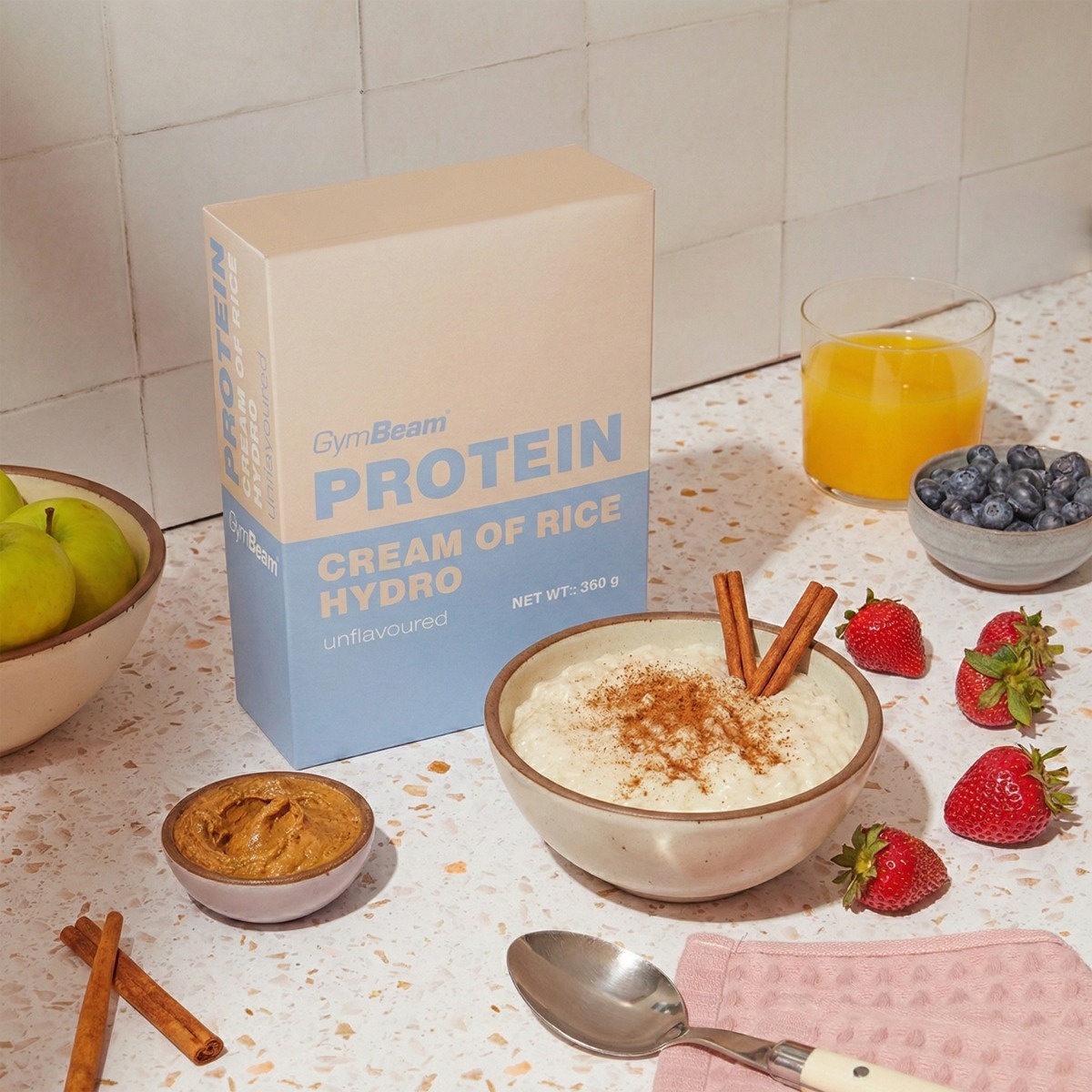 GymBeam Proteinová rýžová kaše (hydro) (obrázek 6)