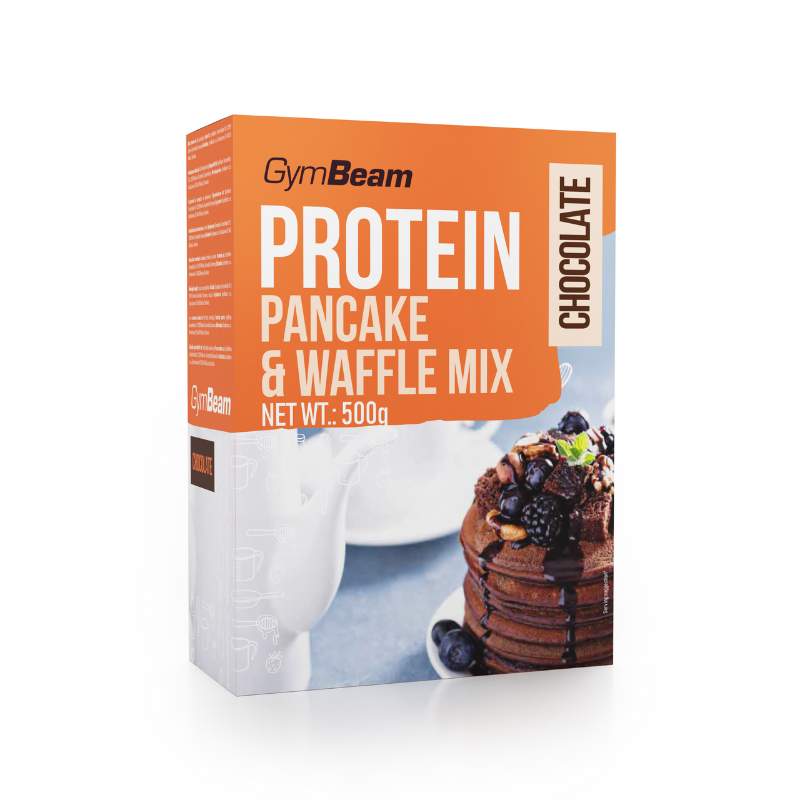 Proteinové palačinky Pancake & Waffle Mix 500 g - GymBeam vanilka 500 g