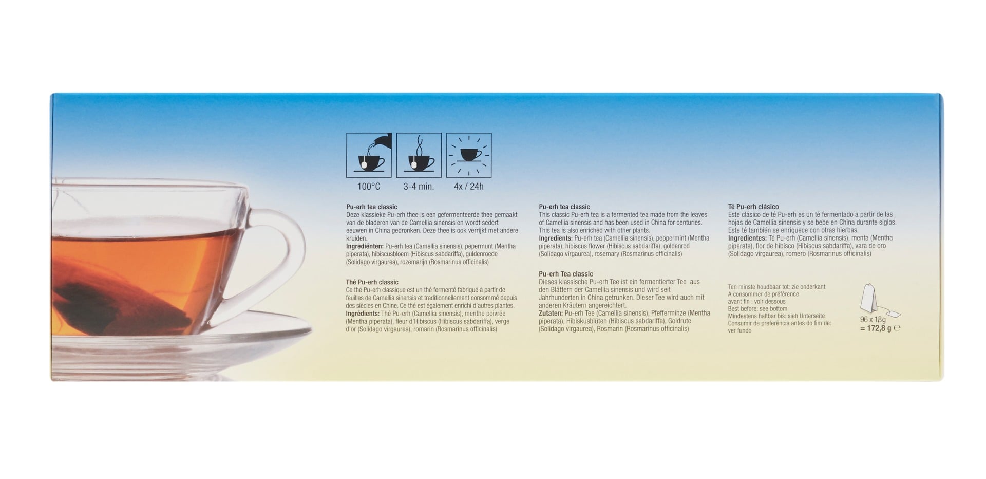 Čaj Pu-erh - Purasana  96 x 1,8 g