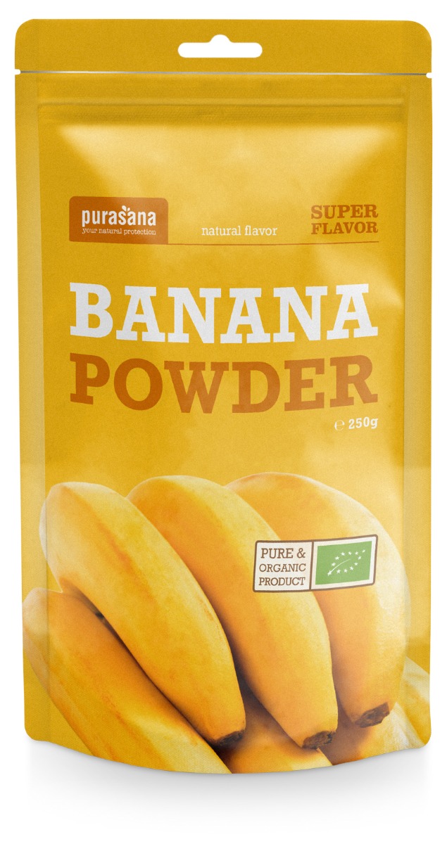 BIO Banánový prášek 250 g - Purasana