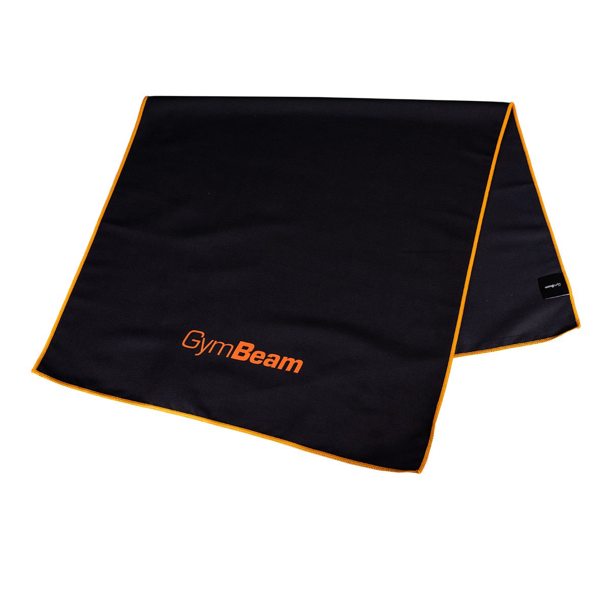 Sportovní rychleschnoucí ručník Black/Orange - GymBeam černá - oranžová