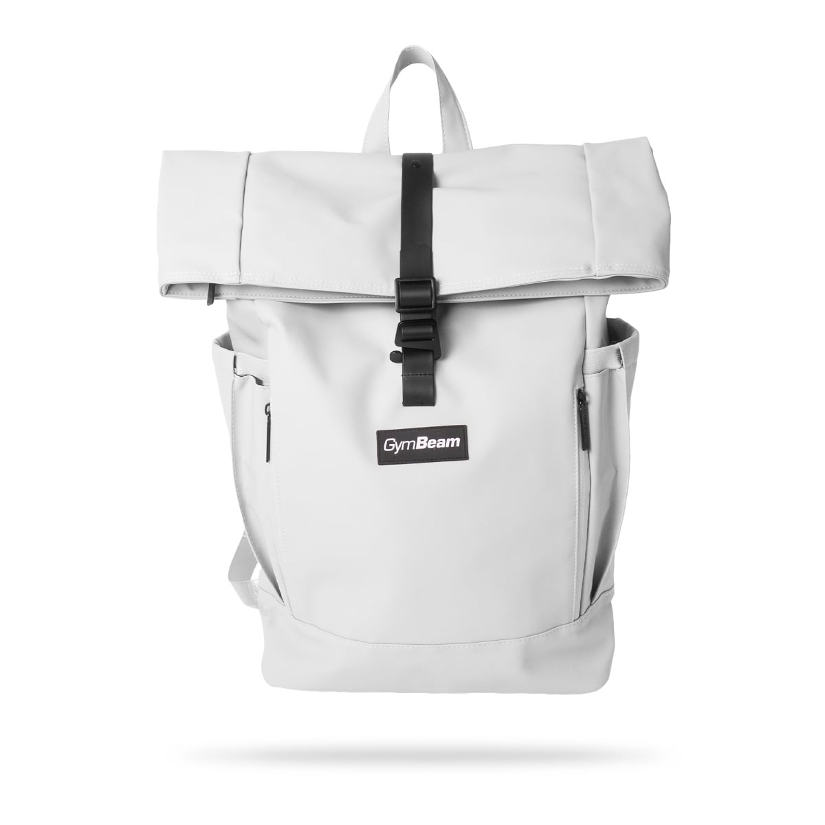 Batoh Rolltop White - GymBeam
