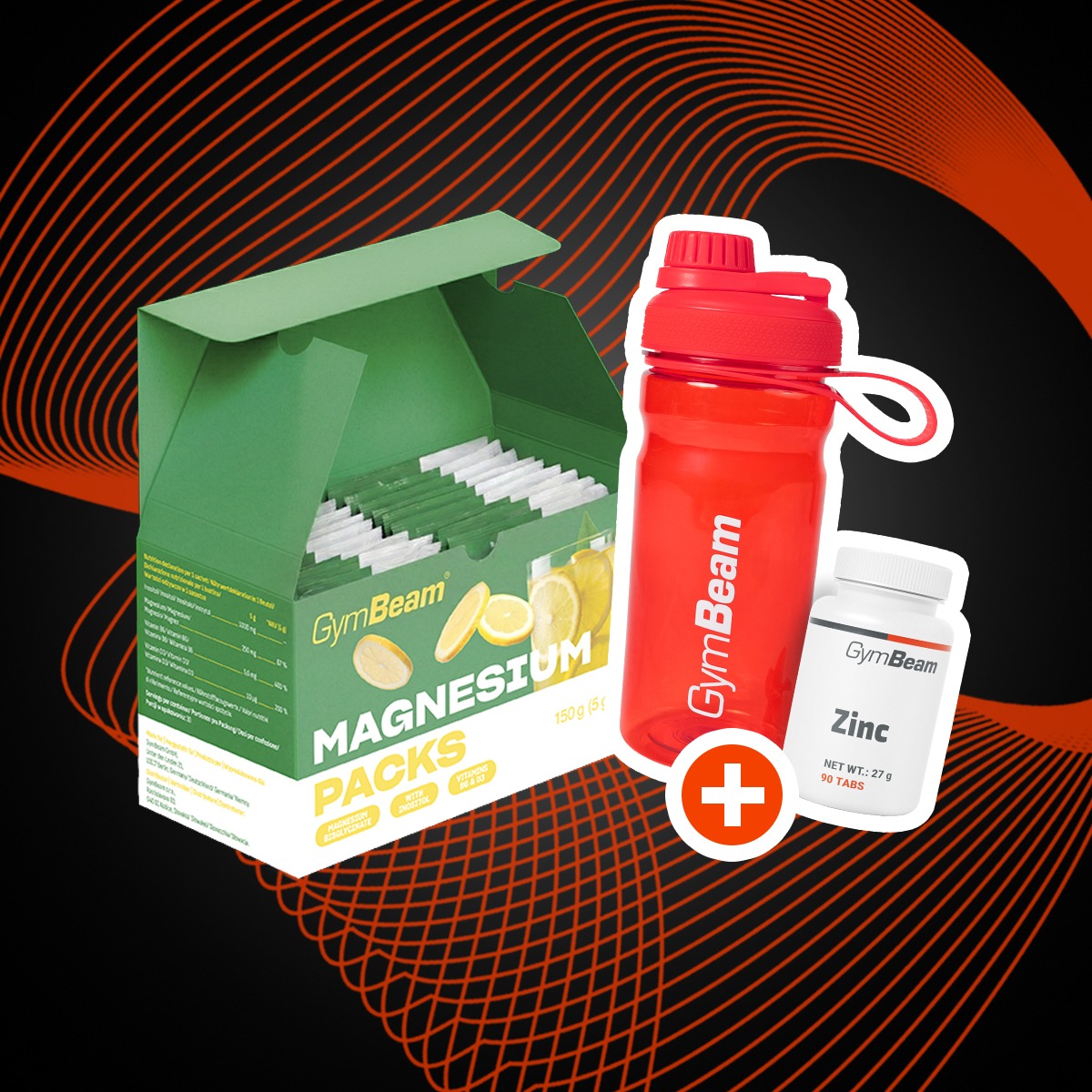 Magnesium Packs - GymBeam + dárky 