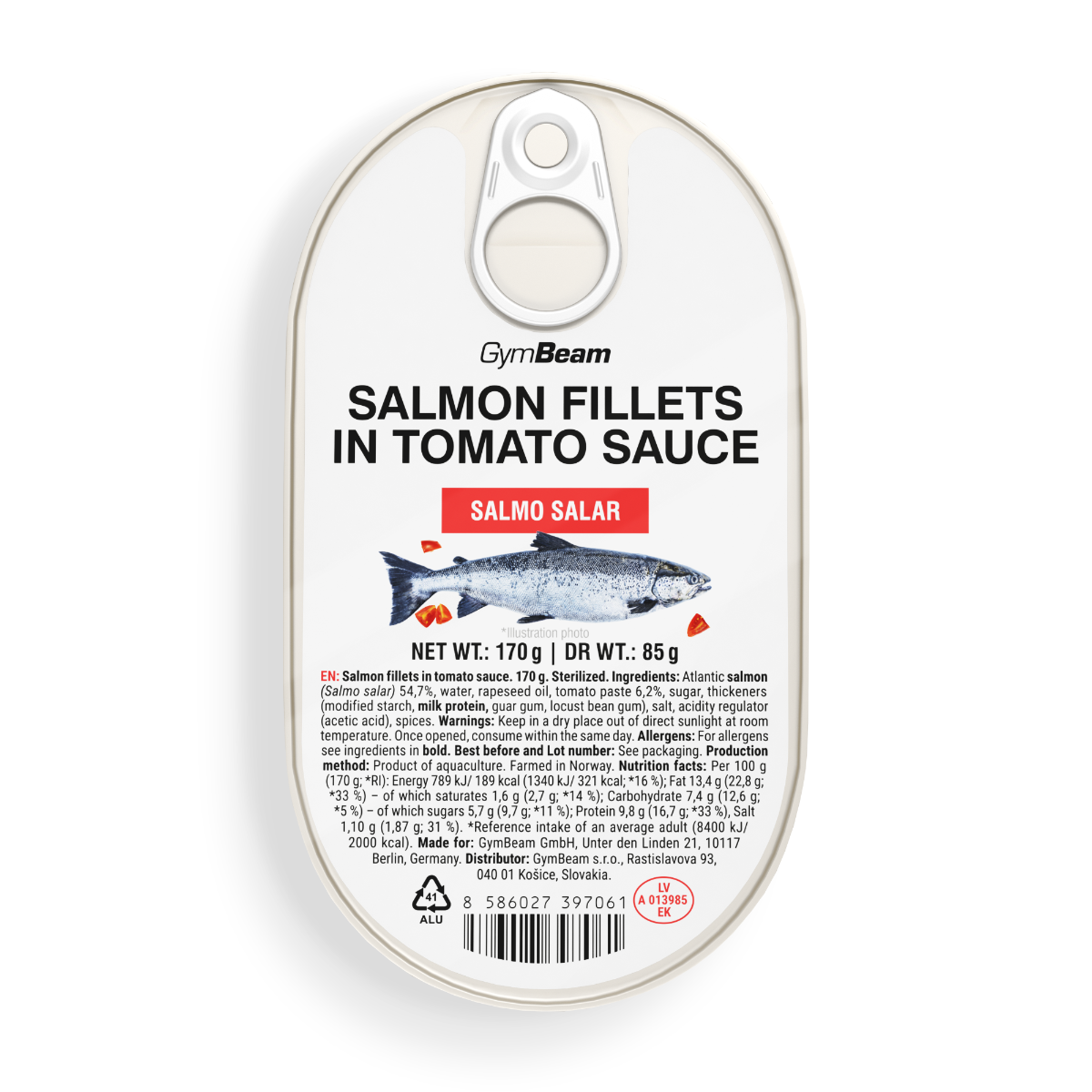 Lososové filety v rajčatové omáčce - GymBeam