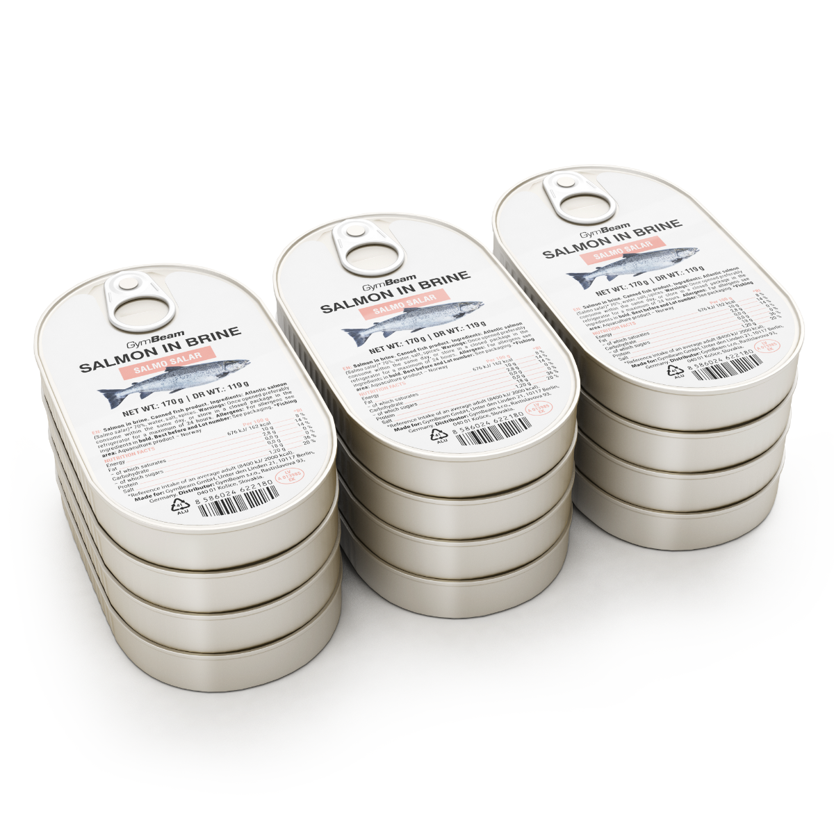 GymBeam Losos ve vlastní šťávě