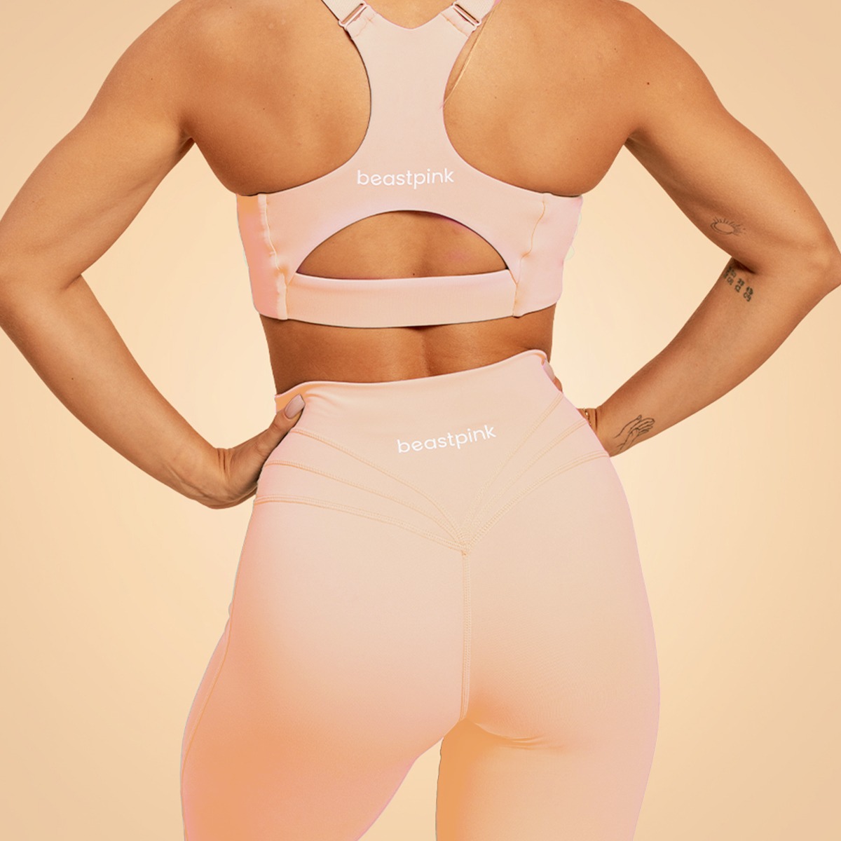 Dámské legíny Sense Pink - BeastPink silver pink S