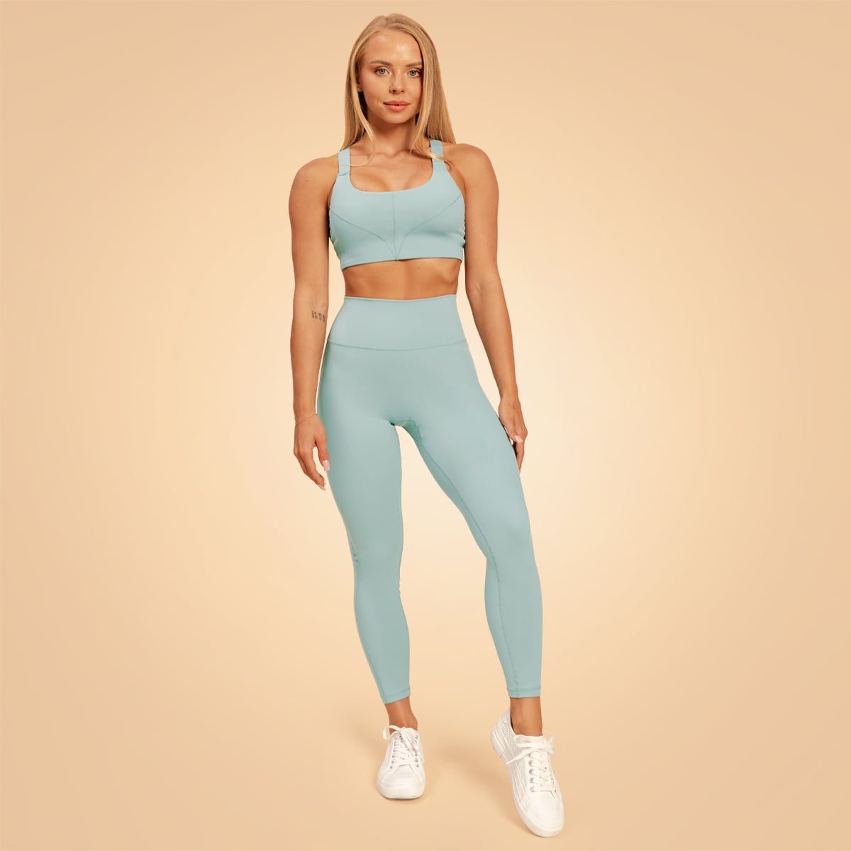 Dámské legíny Sense Storm Blue - BeastPink arona XL