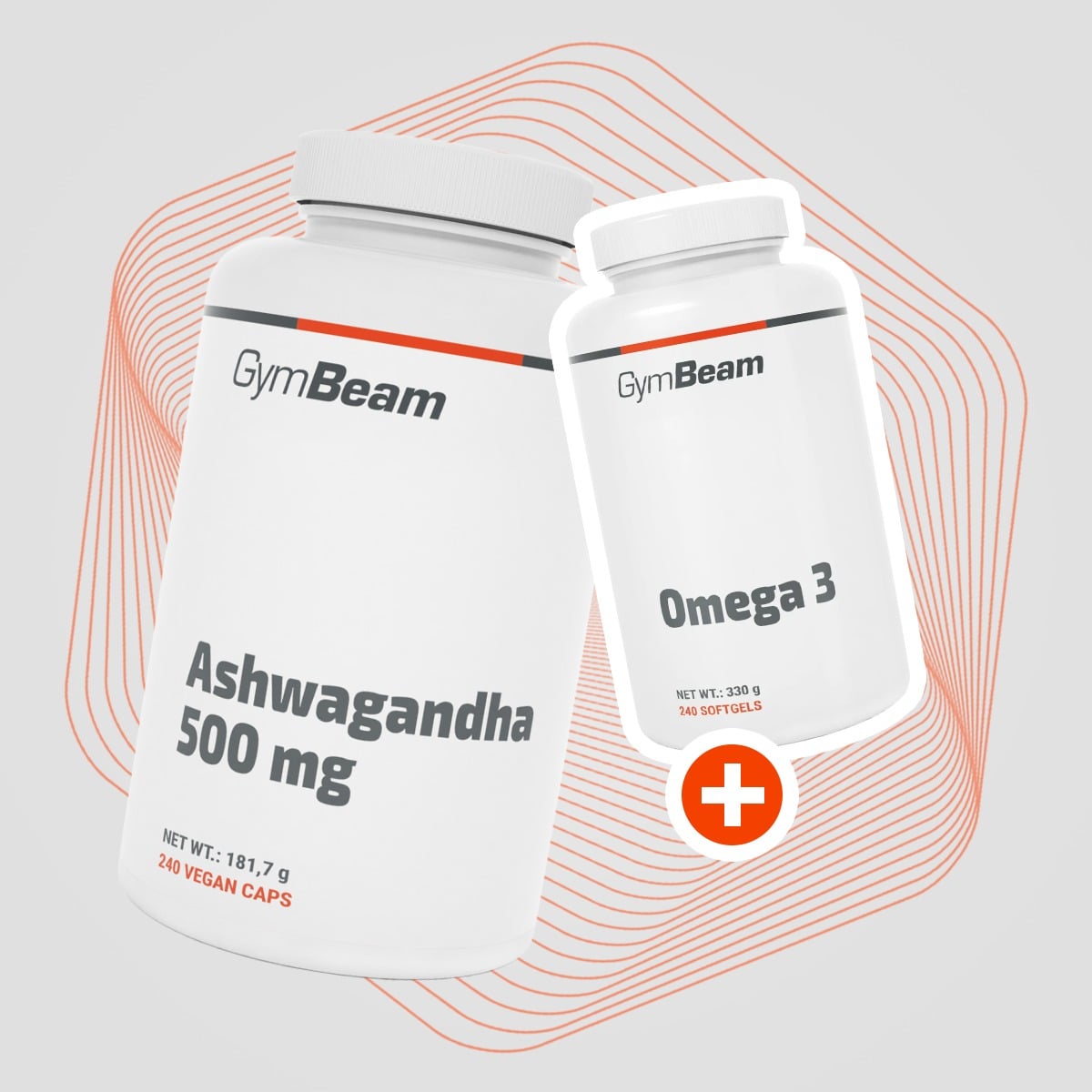 Ashwagandha 500 mg - GymBeam + dárek