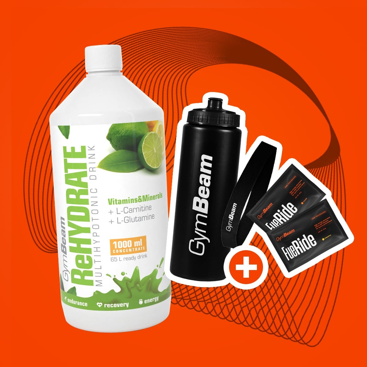 Iontový nápoj ReHydrate - GymBeam + dárky 