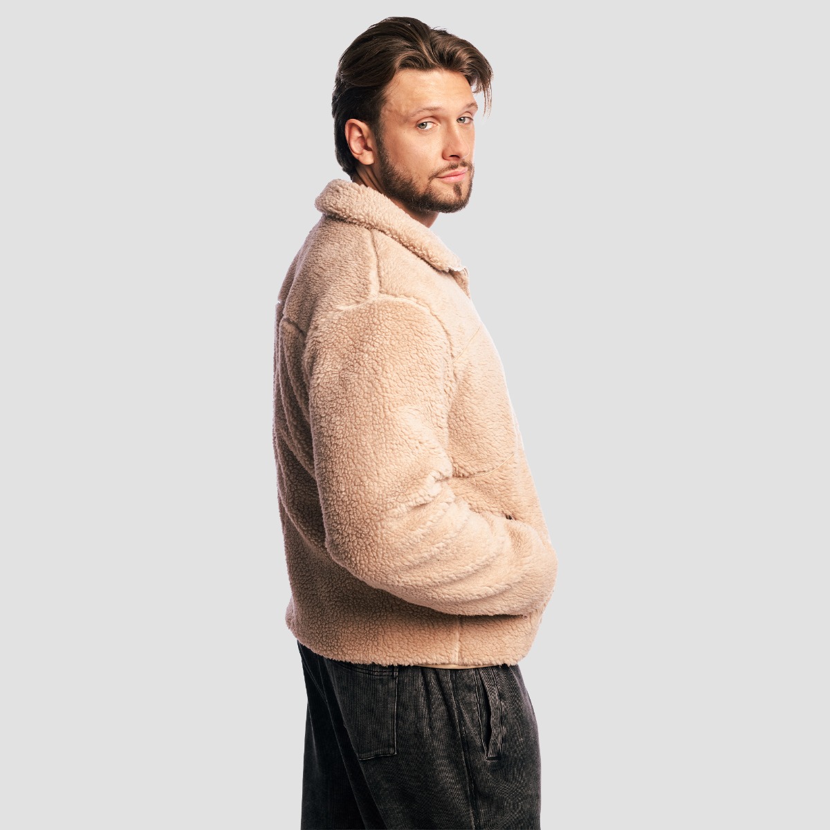 GymBeam Sherpa Jacket Canyon (obrázek 6)