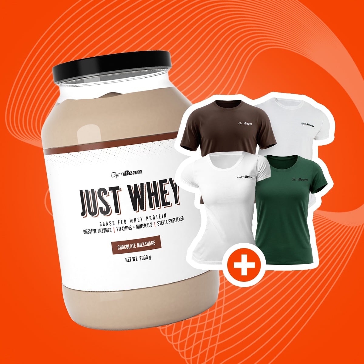 Just Whey Grass-Fed Protein – GymBeam + dárek 