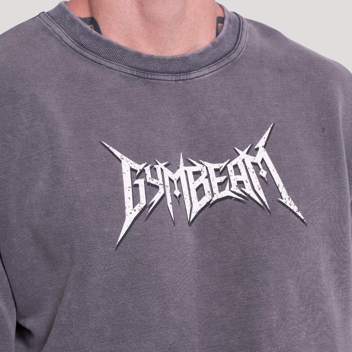 GymBeam Mikina Spike Gray (obrázek 3)