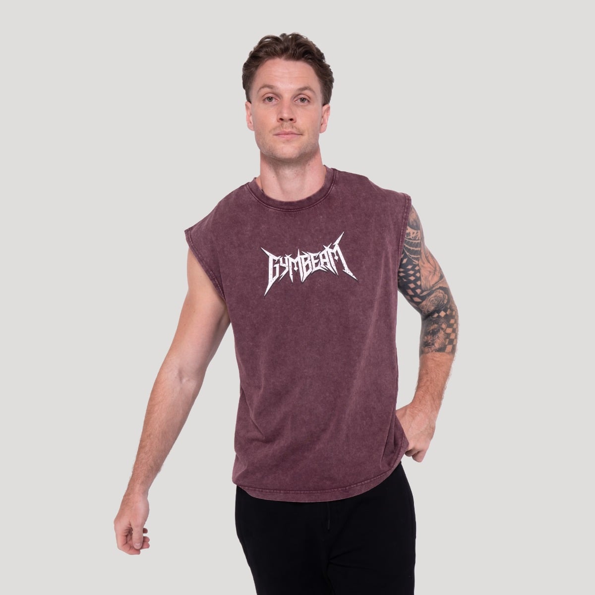 GymBeam Tílko Spike Burgundy (obrázek 3)