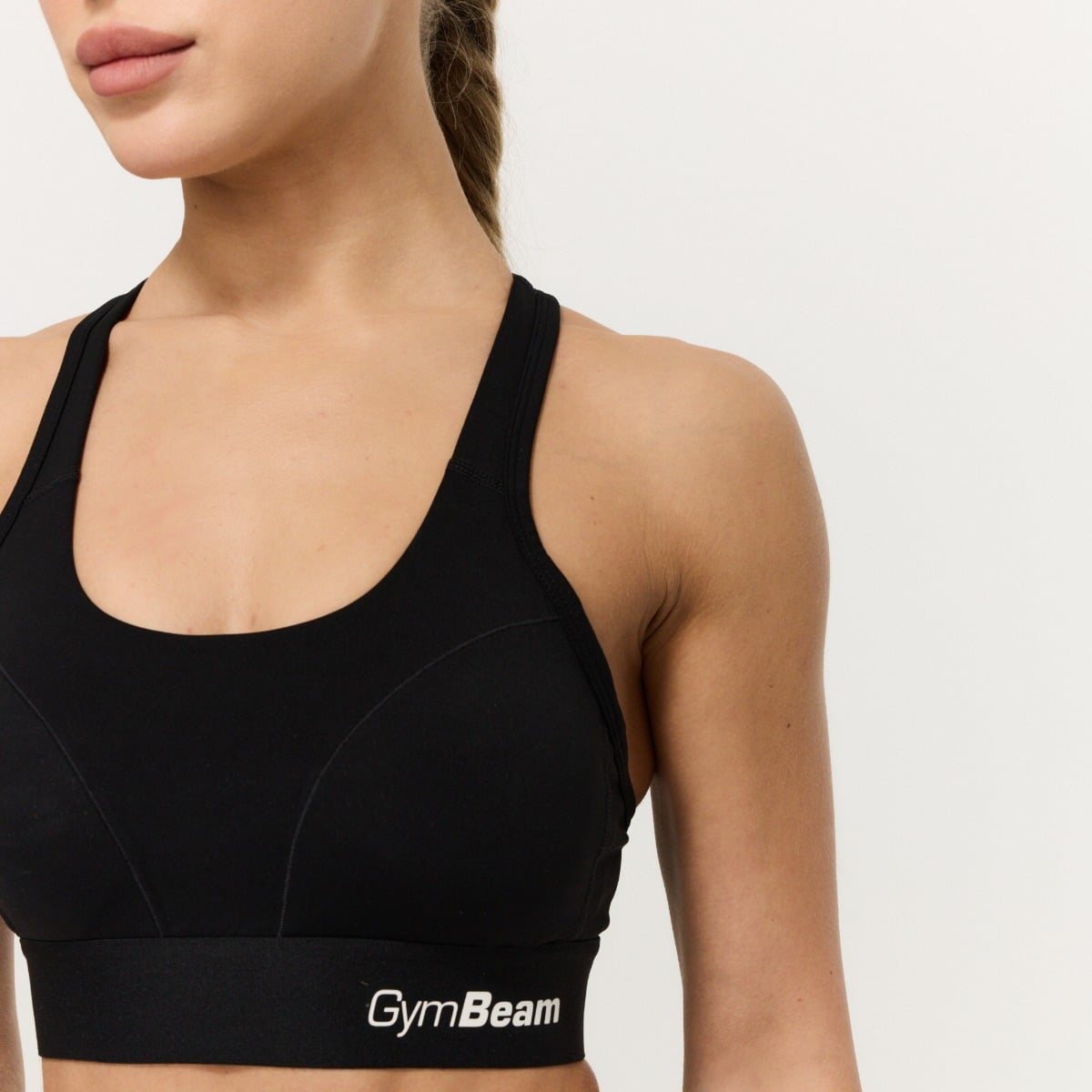Sportovní podprsenka Combat Black - GymBeam černá L