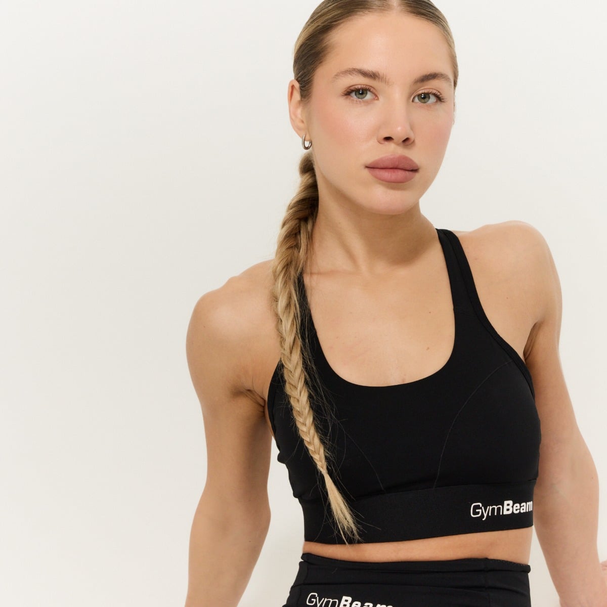 Sportovní podprsenka Combat Black - GymBeam černá L