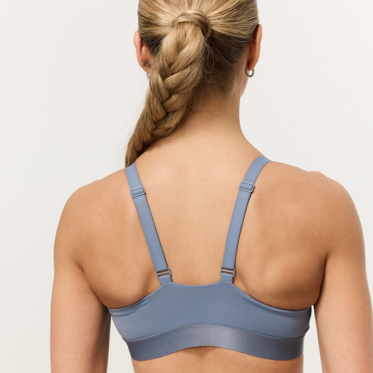Sportovní podprsenka String Essence Denim Blue - GymBeam
