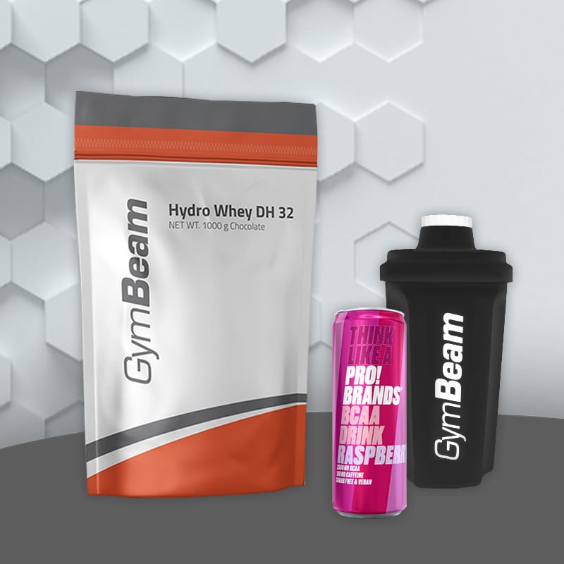 Protein Hydro Whey DH 32 syrovátkový hydrolyzát - GymBeam čokoláda