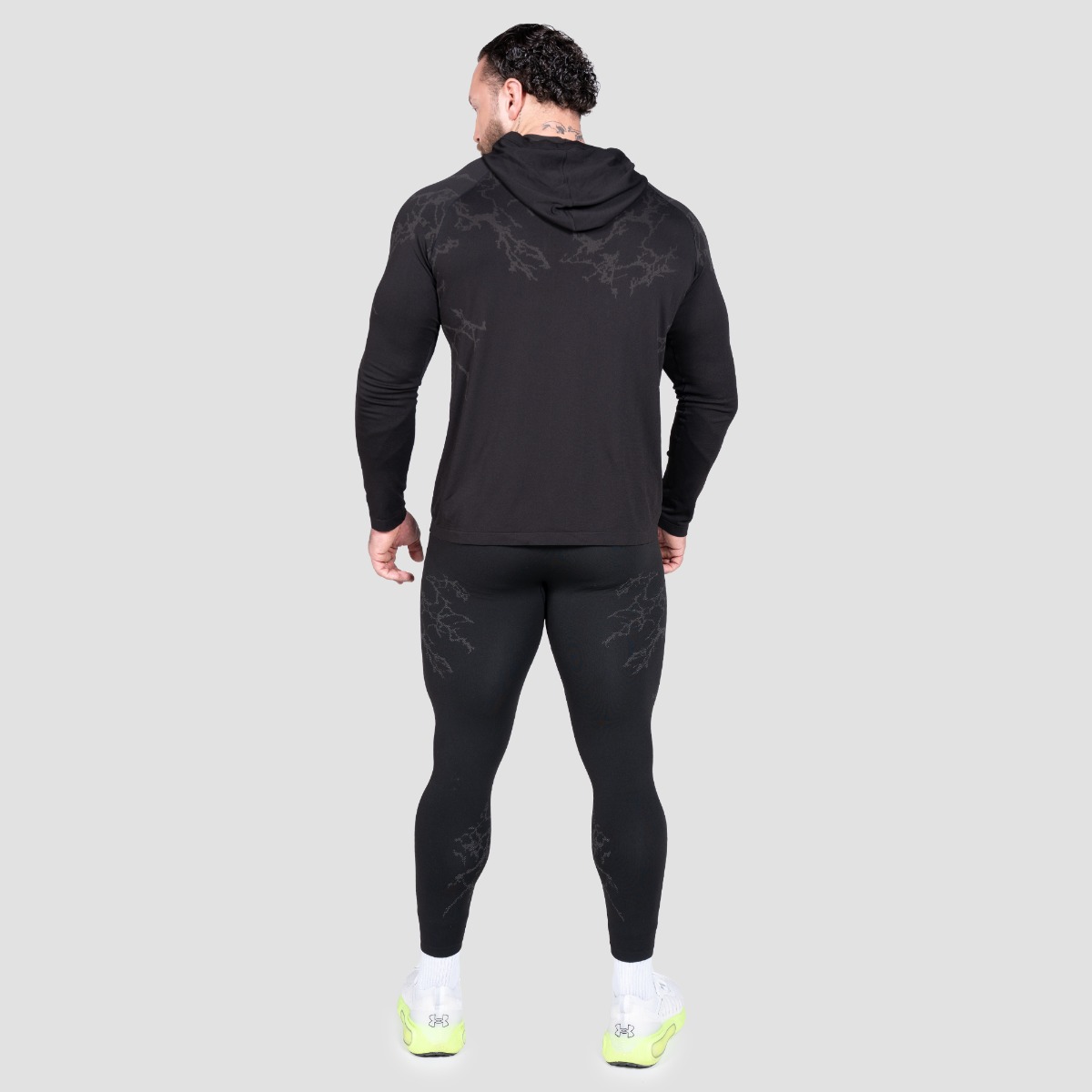 GymBeam Tričko s dlouhým rukávem Static Black (obrázek 5)