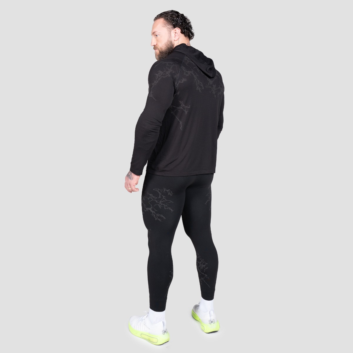 GymBeam Seamless legíny Static Black (obrázek 5)