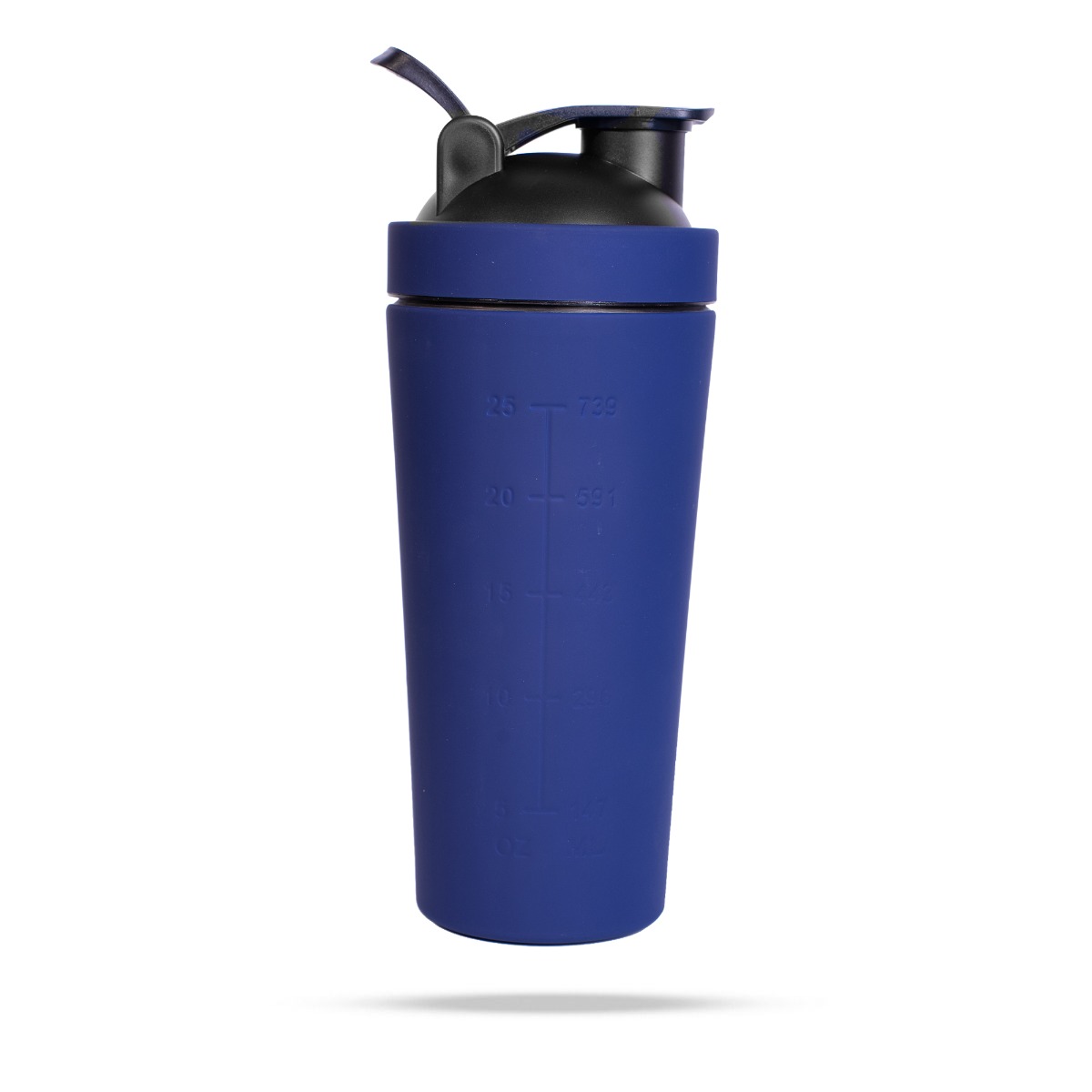 Šejkr Steel Superman™ 750 ml - GymBeam modrá
