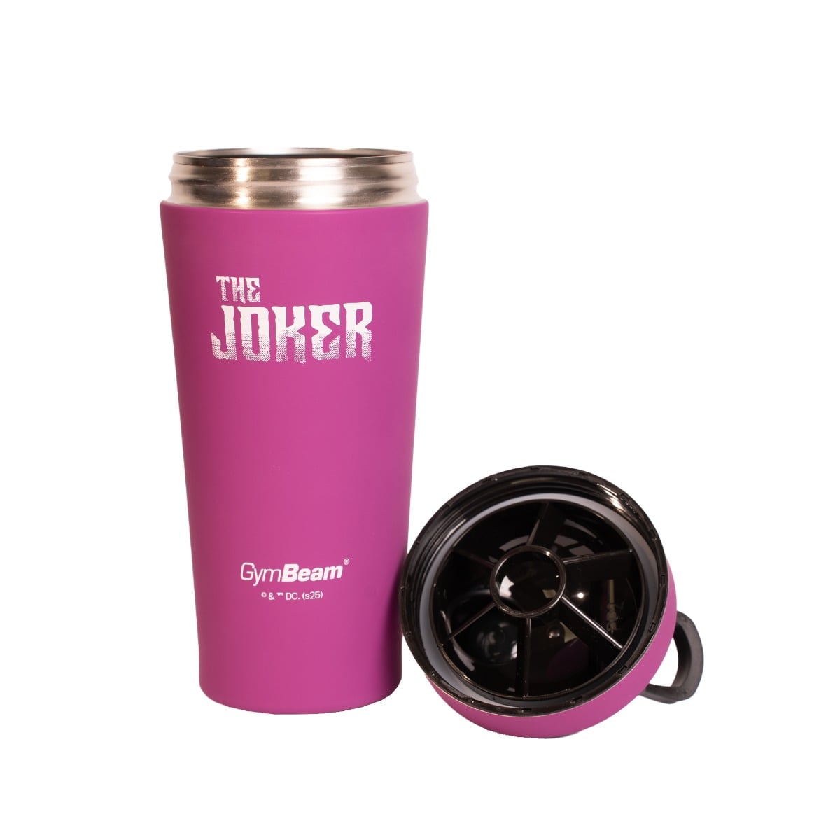 Šejkr Steel The Joker™ 750 ml - GymBeam fialová