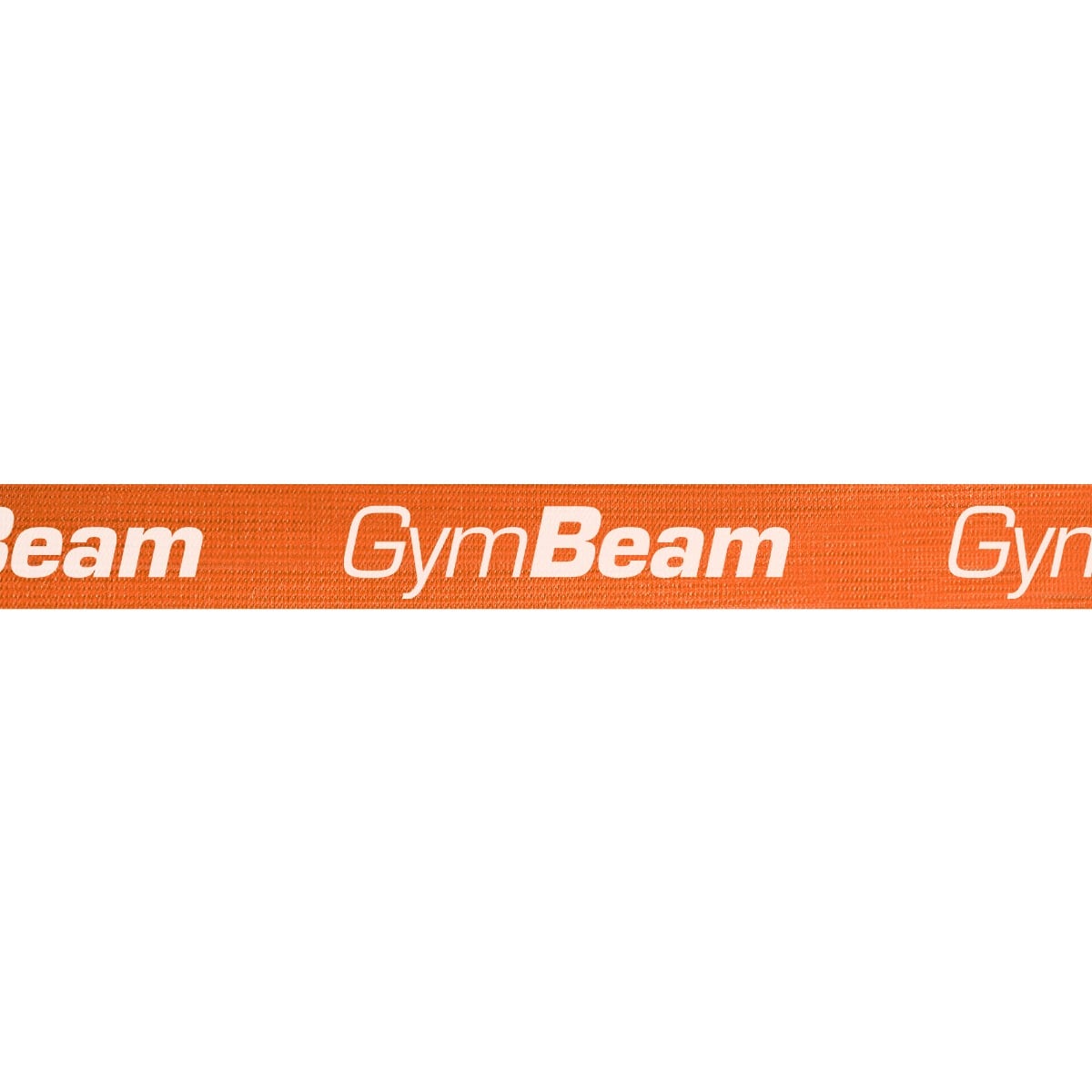 Textilní posilovací guma Cross Band Level 2 - GymBeam oranžová