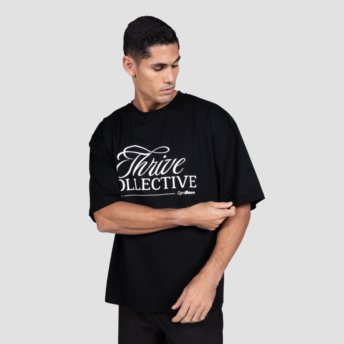 GymBeam Tričko Thrive Black (obrázek 3)