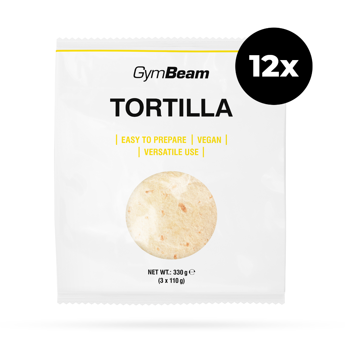 GymBeam Pšeničná tortilla