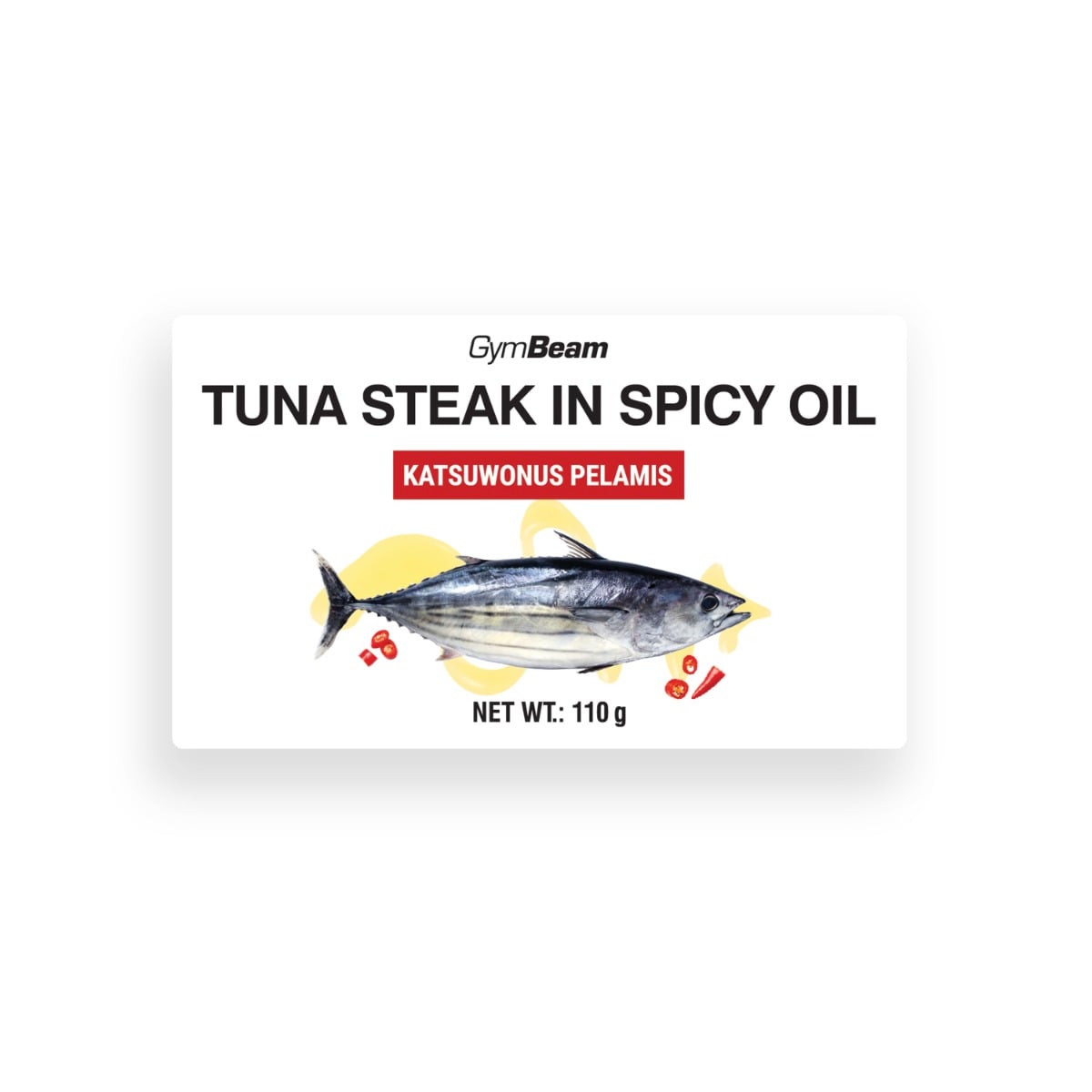 GymBeam Tuna steak in spicy oil