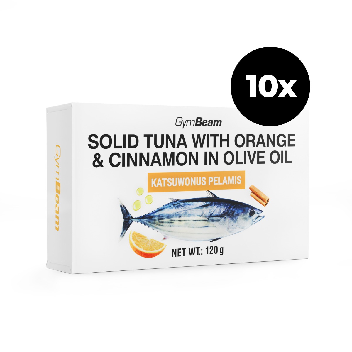GymBeam Tuna in Olive Oil with Orange & Cinnamon