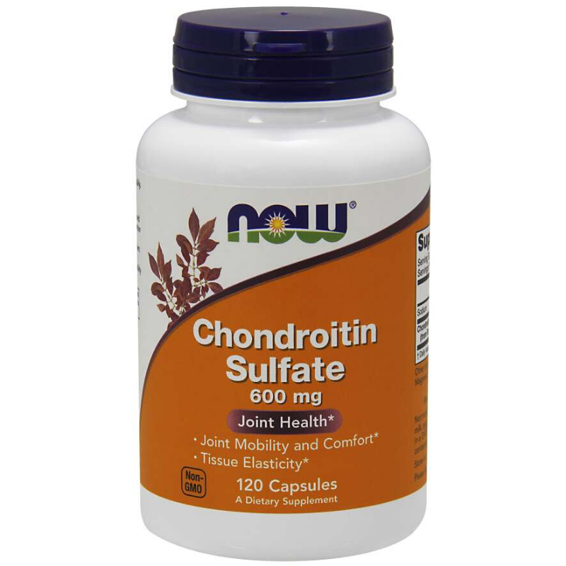 Chondroitin Sulfát 600 mg - NOW Foods  120 kaps.