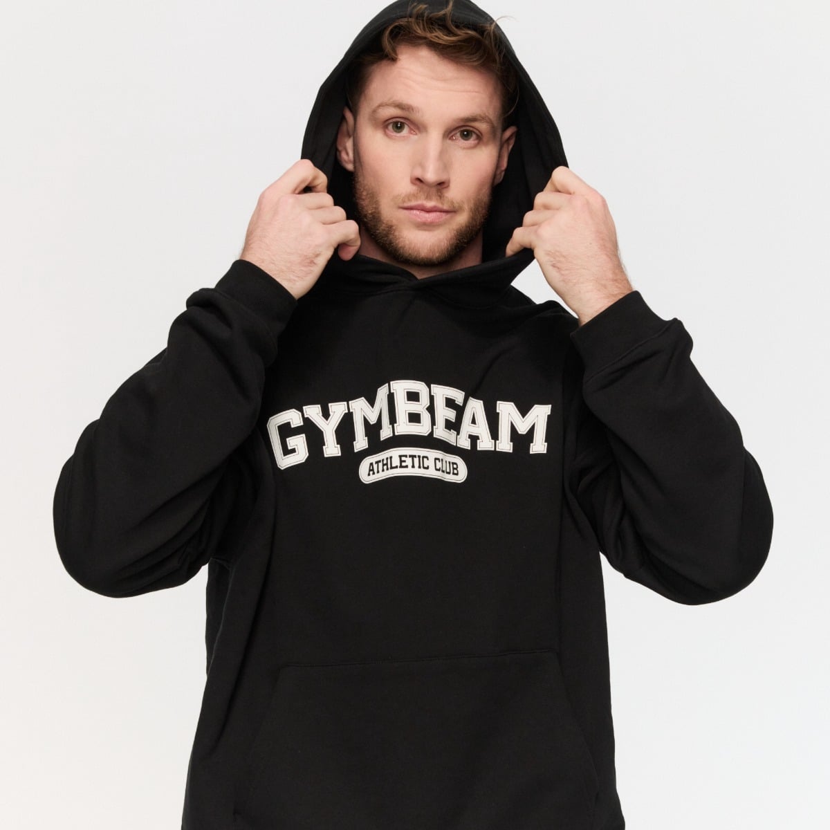 GymBeam Mikina Varsity Black (obrázek 4)