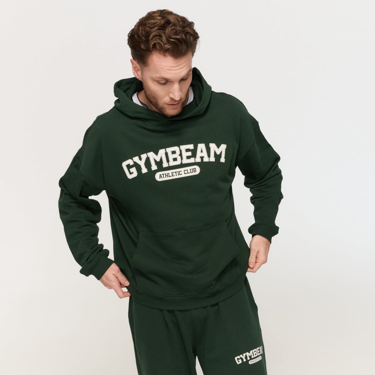 Mikina Varsity Green - GymBeam