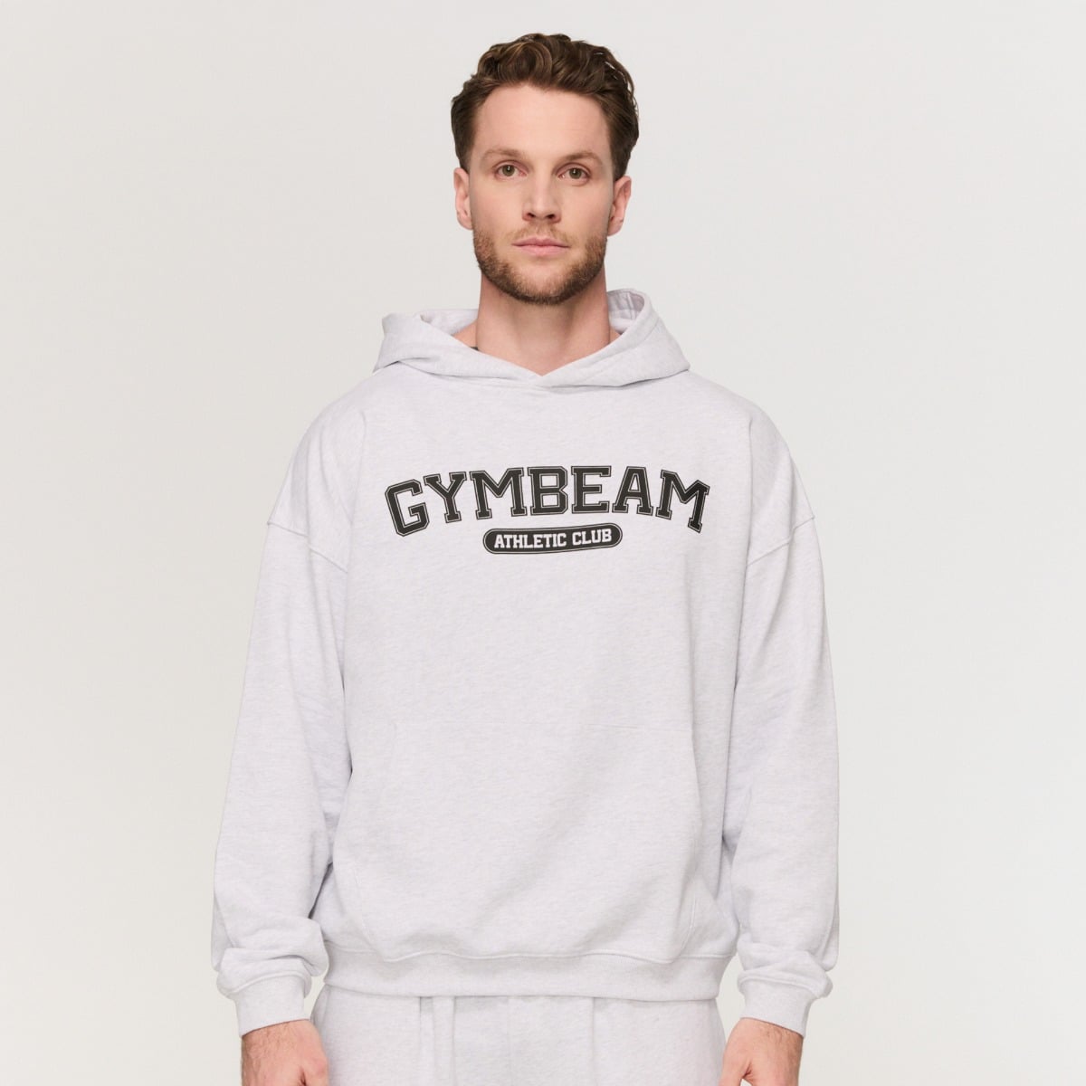 Mikina Varsity Grey - GymBeam