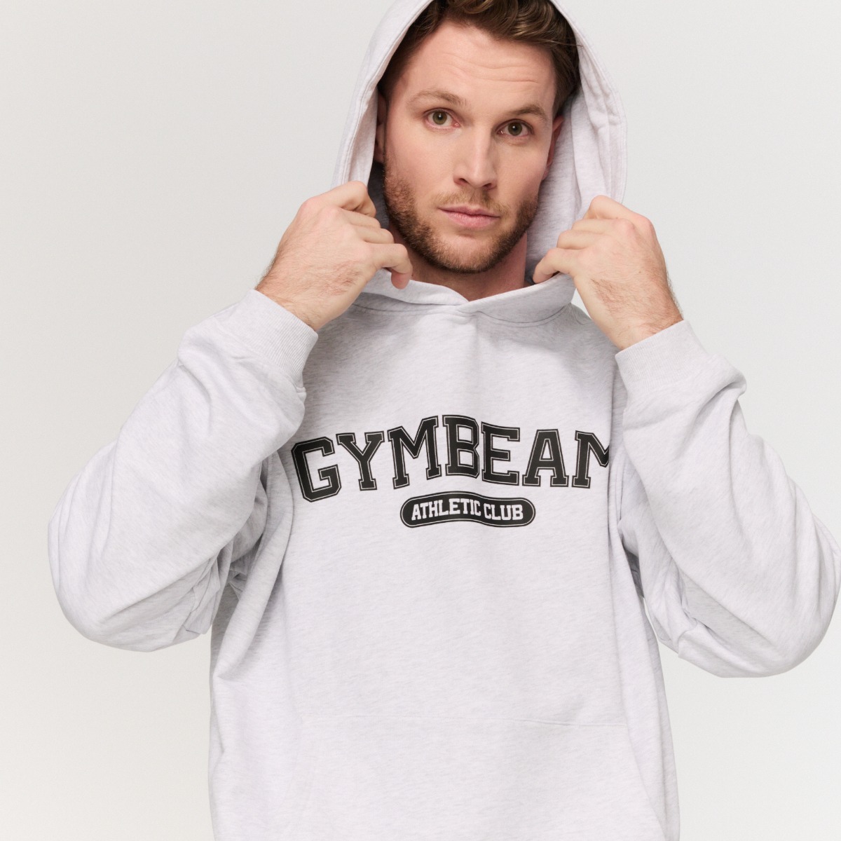 GymBeam Mikina Varsity Grey (obrázek 3)